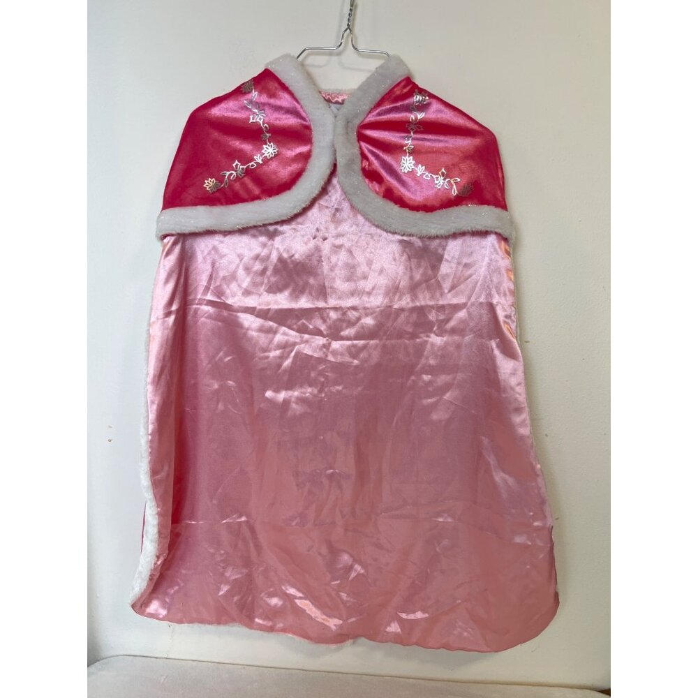 Disneyland Paris Belle Cape Shawl Fur Trimmed 4-6 Years Beauty & The Beast Cospl